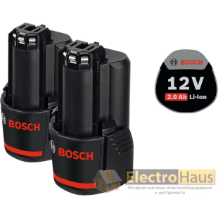 Аккумулятор Bosch Li-Ion 2 x 12 В 2,0 Ач.